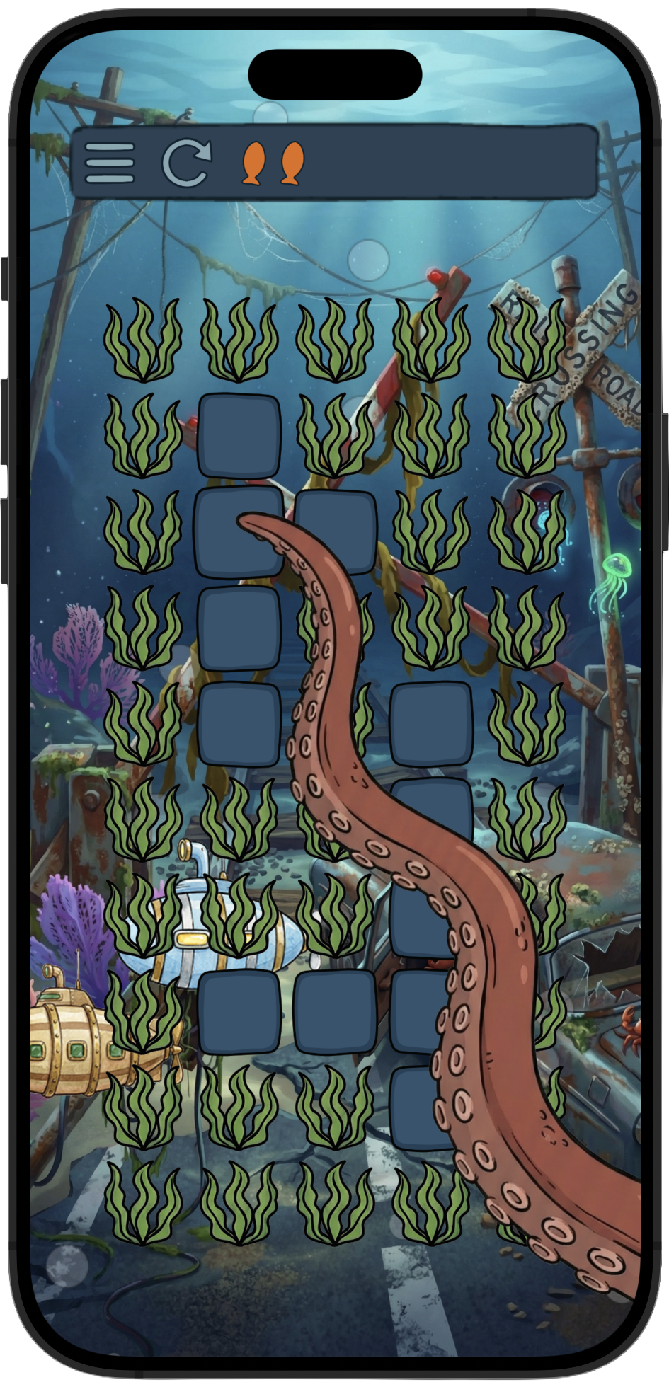 Gameplay screenshot of Sleepy Fish