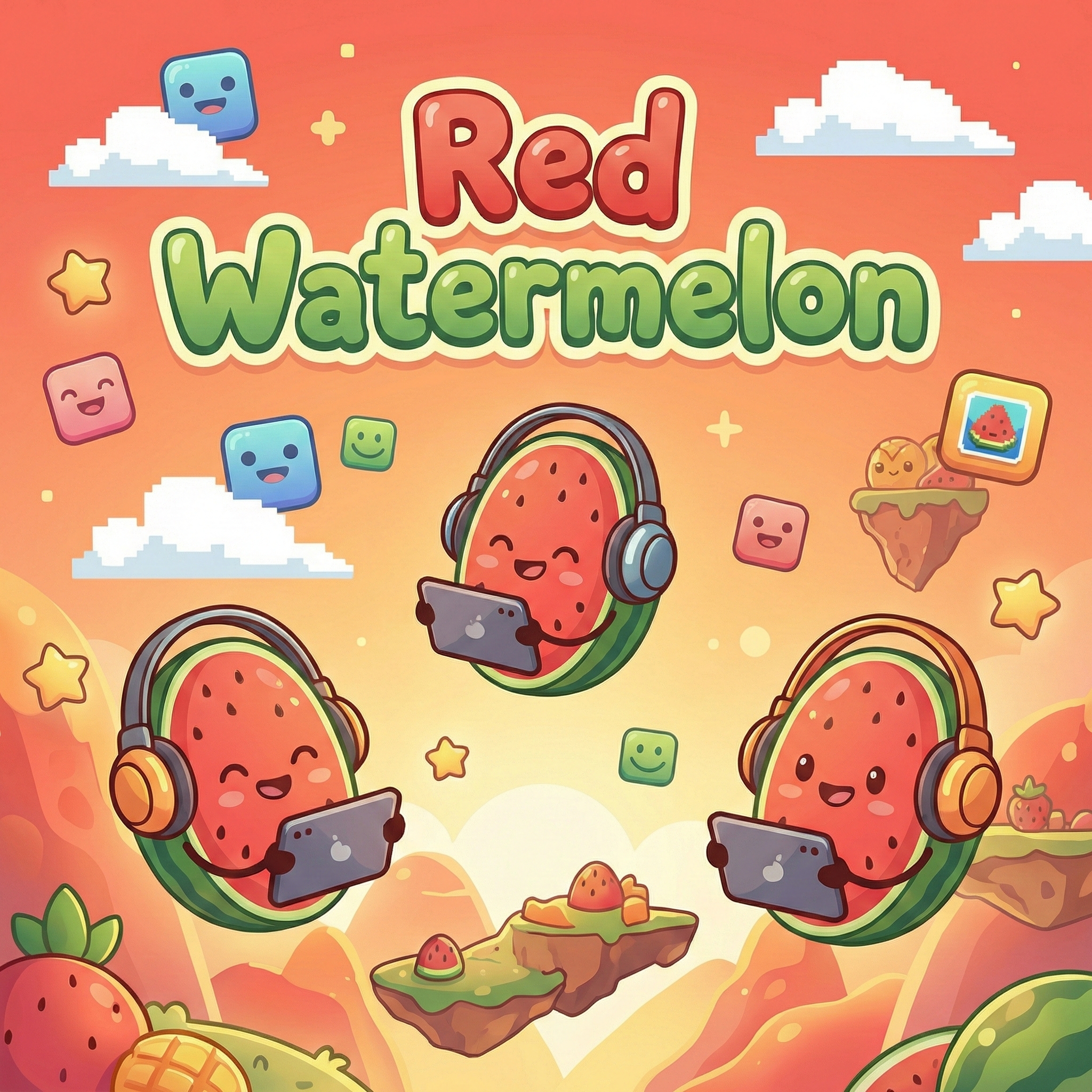 Red Watermelon Splash